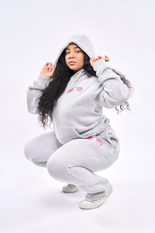 Grey Nillawood Knit 2Pcs Set