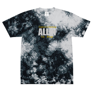 ALLIN "Consistency is Key" Oversized tie-dye T-shirt