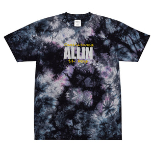 ALLIN "Consistency is Key" Oversized tie-dye T-shirt